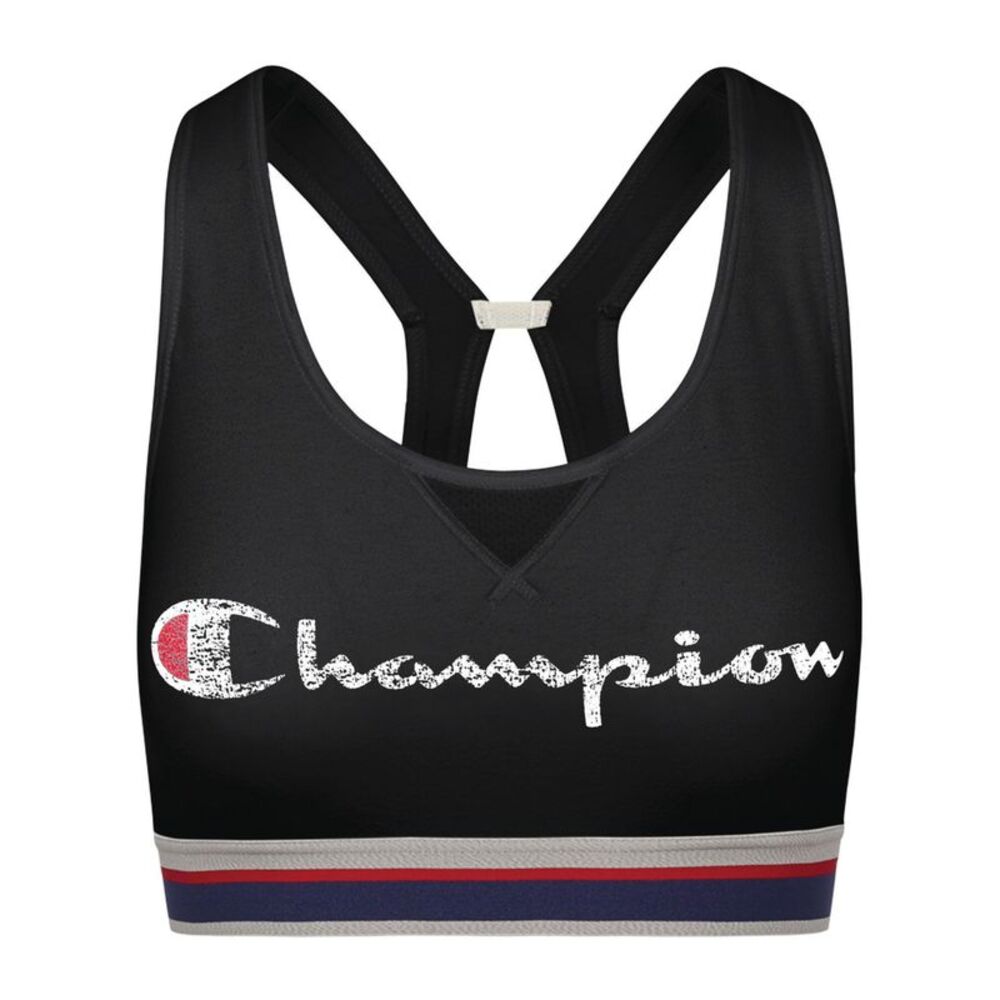 NWT CHAMPION Womens Black Moisture Wicking Sleeveless Active Wear Top S